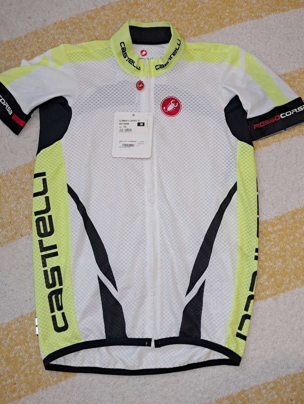 NWT Castelli brand Mens size medium climbers jersey